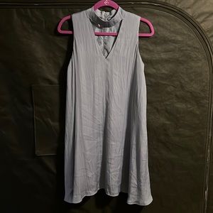 Periwinkle Gianni Bini Neck cut out baby doll dress